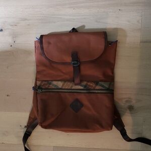Pendleton Backpack Canvas and Wool Whiskey Rust Cognac Bag